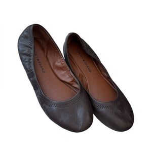 Lucky Brand Women's Emmie ballet flats Size 8.5 Brown leather